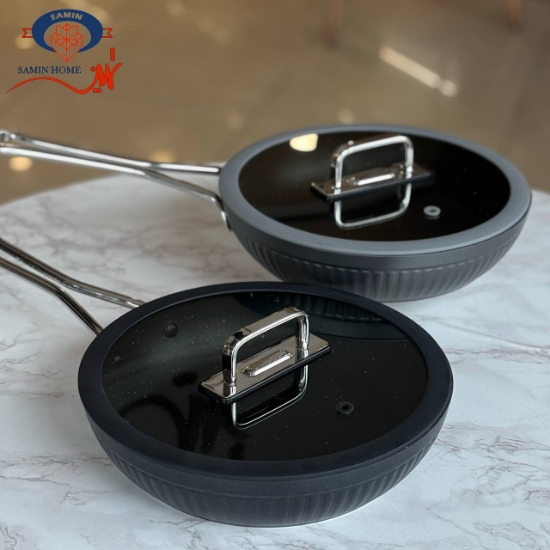 تصویر  تابه تکدسته دور سیلیکون kzp کالکشن آلما سایز ۲۴