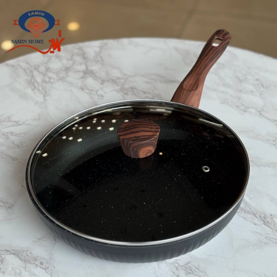 تصویر  تابه تک دسته kzp کالکشن آلما باکالیت سایز ۲۸