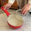 تصویر  تابه وک کادویی عروس با درب پيرکس سایز 20
