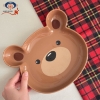 تصویر  بشقاب گوش دار گود تدی سرامیکی