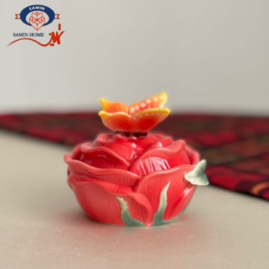 تصویر  جعبه جواهرات رز قرمز Fromone