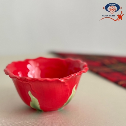 تصویر  کاسه کوچک رز قرمز Fromone
