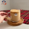 تصویر  لیوان دسته دار بدون شیار لیمون